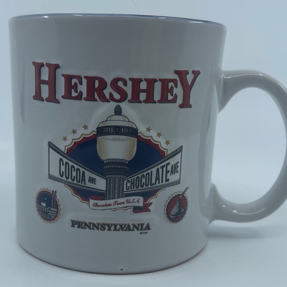 Hershey Cocoa Ave Chocolate Ave Pennsylvania Ceramic Coffee Mug‎